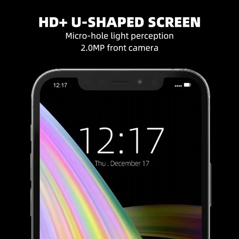Hot Sale Factory mobile phones 4G 5G RAM128GB Ai12 pro max smart phone high quality 6.7 inch 8+256GB big screen gaming cellphone